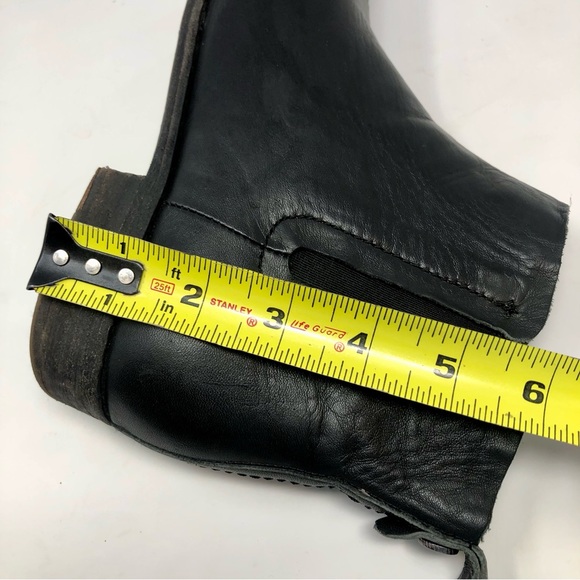 Olukai Malie Black Full Soft Grain Leather Ankle Booties Chelsea Boot Pull On - Picture 8 of 11